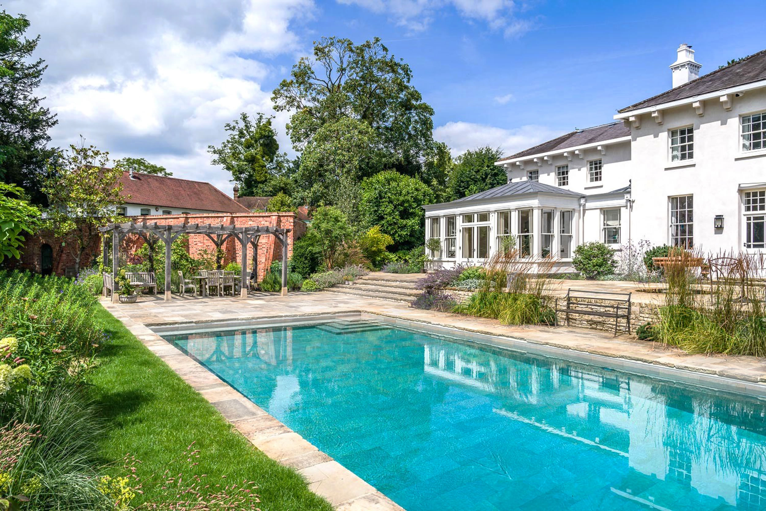 virginia-water-surrey-country-garden-design-swimming-pool-stone virginia-water-surrey-country-garden-design-swimming-pool-stone